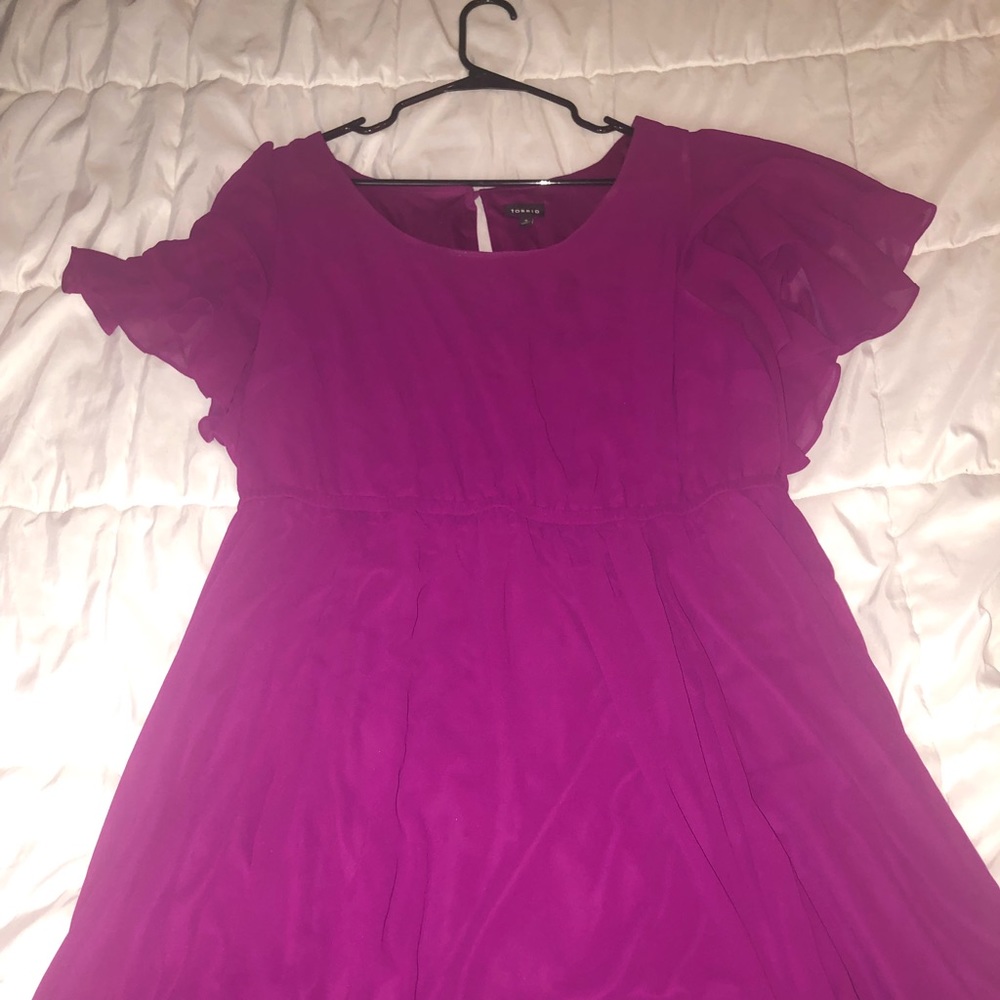 Fuchsia Torrid size 3 dress.